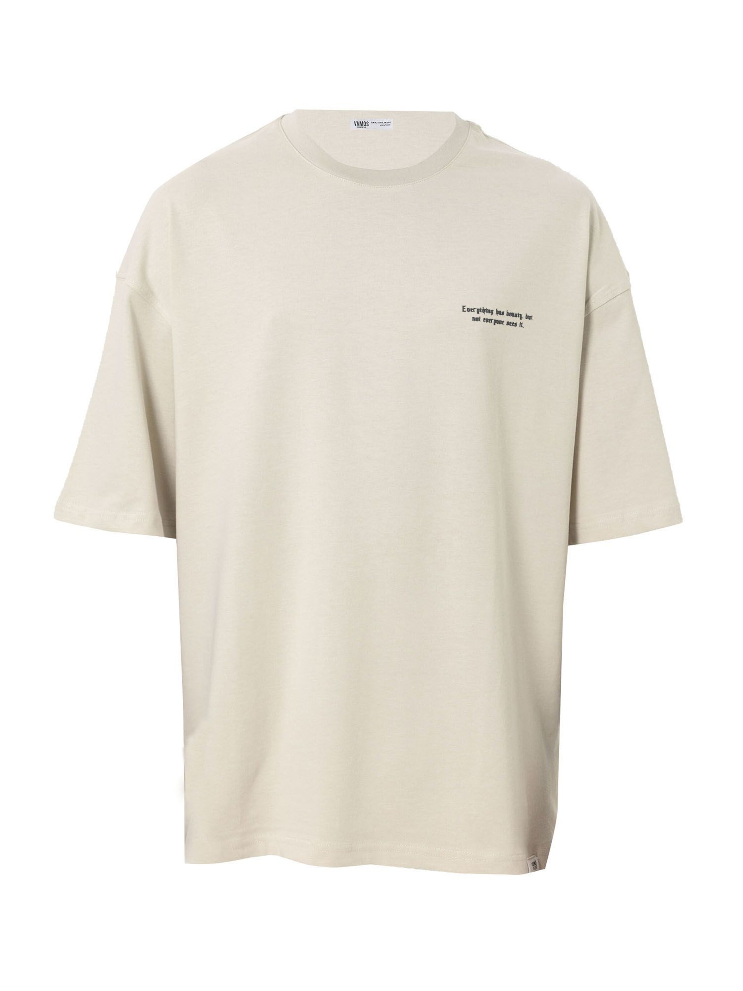 VAMOS CLO Tričko – šedá: přední strana