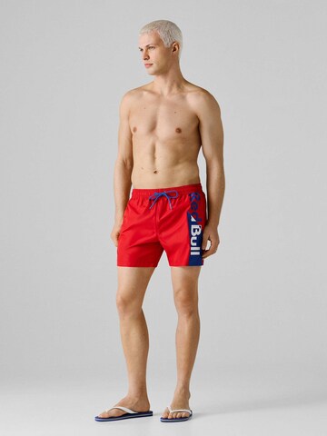 Red Bull Racing x Pepe Jeans Badehose 'RBR' in Rot