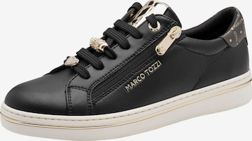 Baskets basses MARCO TOZZI en noir : devant
