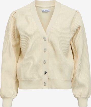 OBJECT Knit Cardigan 'OBJORANA' in Beige: front
