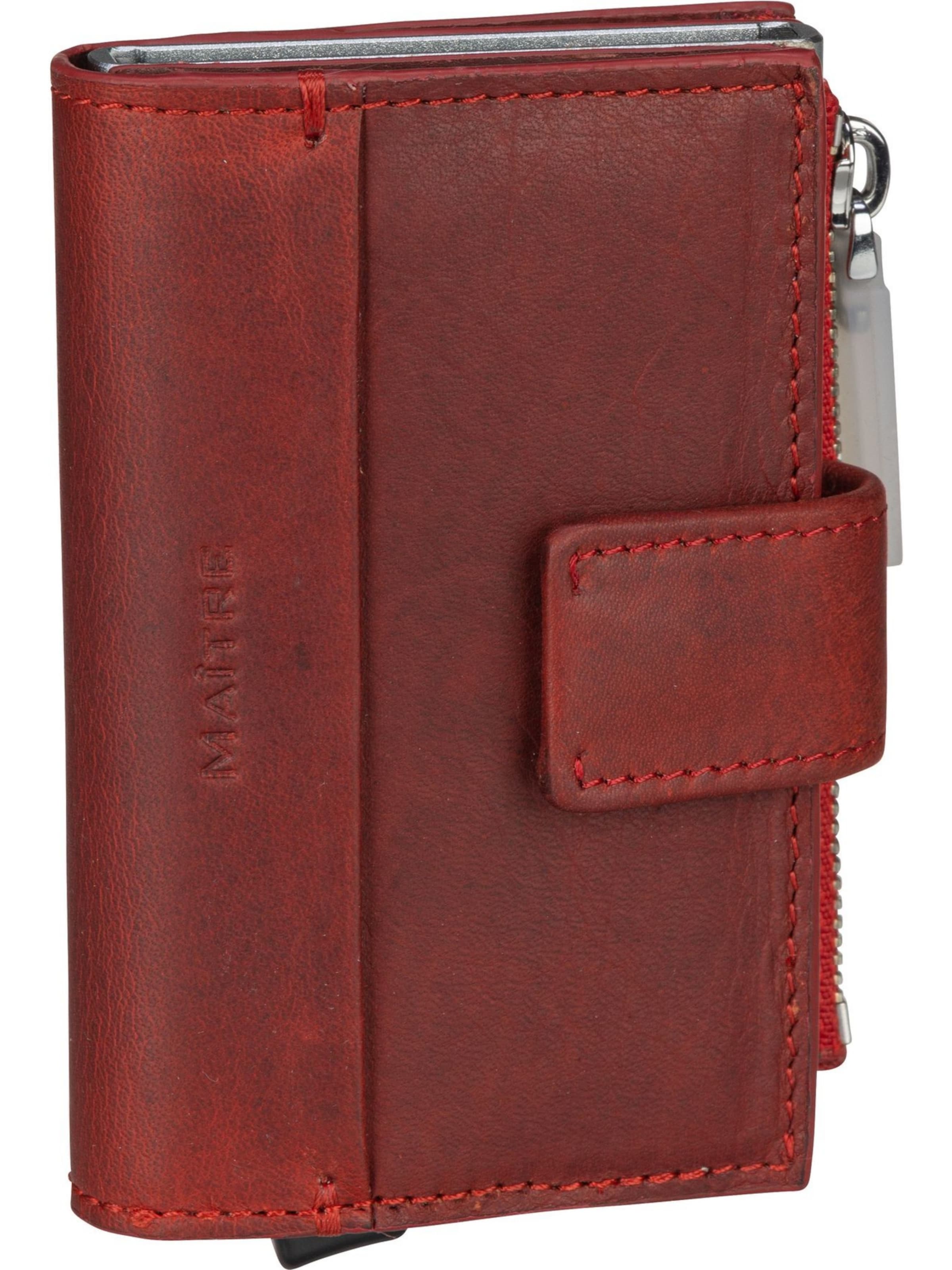 Portamonete di Maître in rosso: frontale