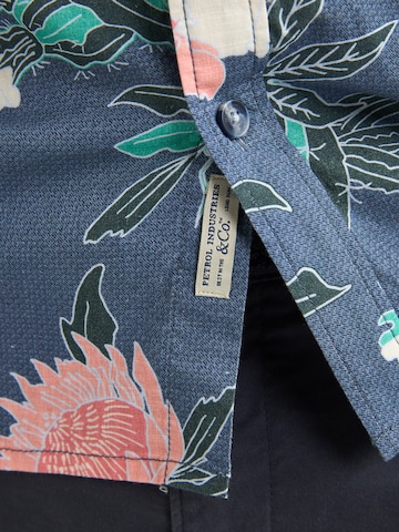 Petrol Industries Regular fit Overhemd in Blauw