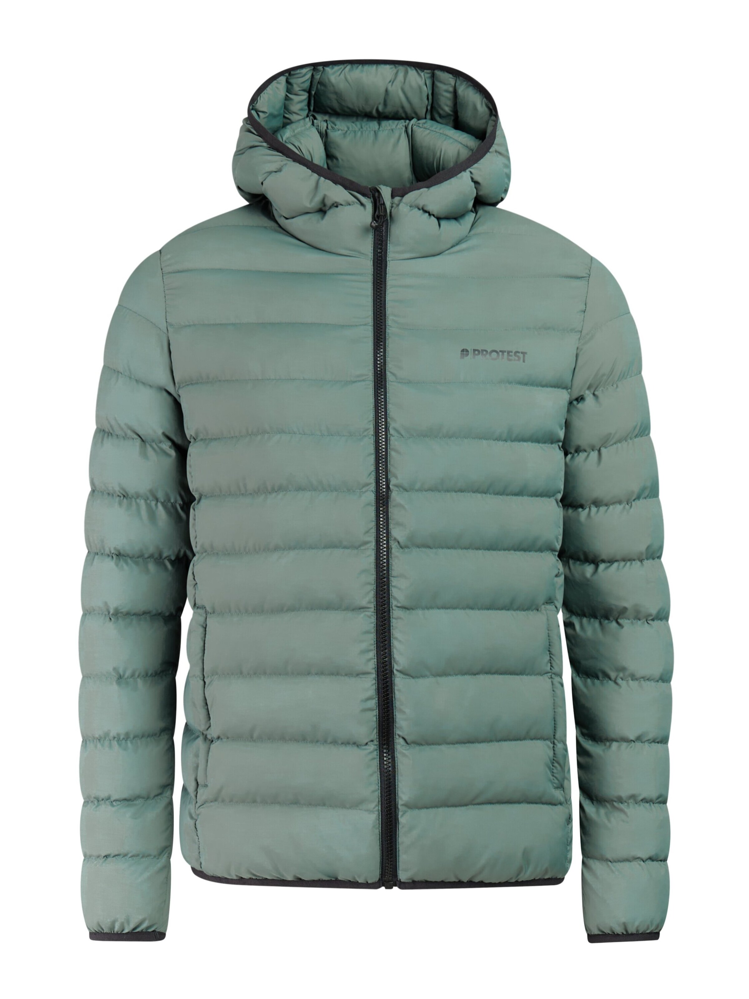 PROTEST Winterjacke 'PRTBASSO'‌‌‌‌‌ in Grün: Vorderseite