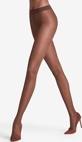 FALKE Nylonstrumpbyxa 'Pure Matt' i brun: framsida