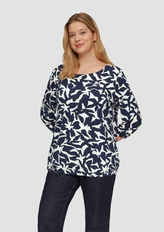 s.Oliver Shirt in Blauw: voorkant