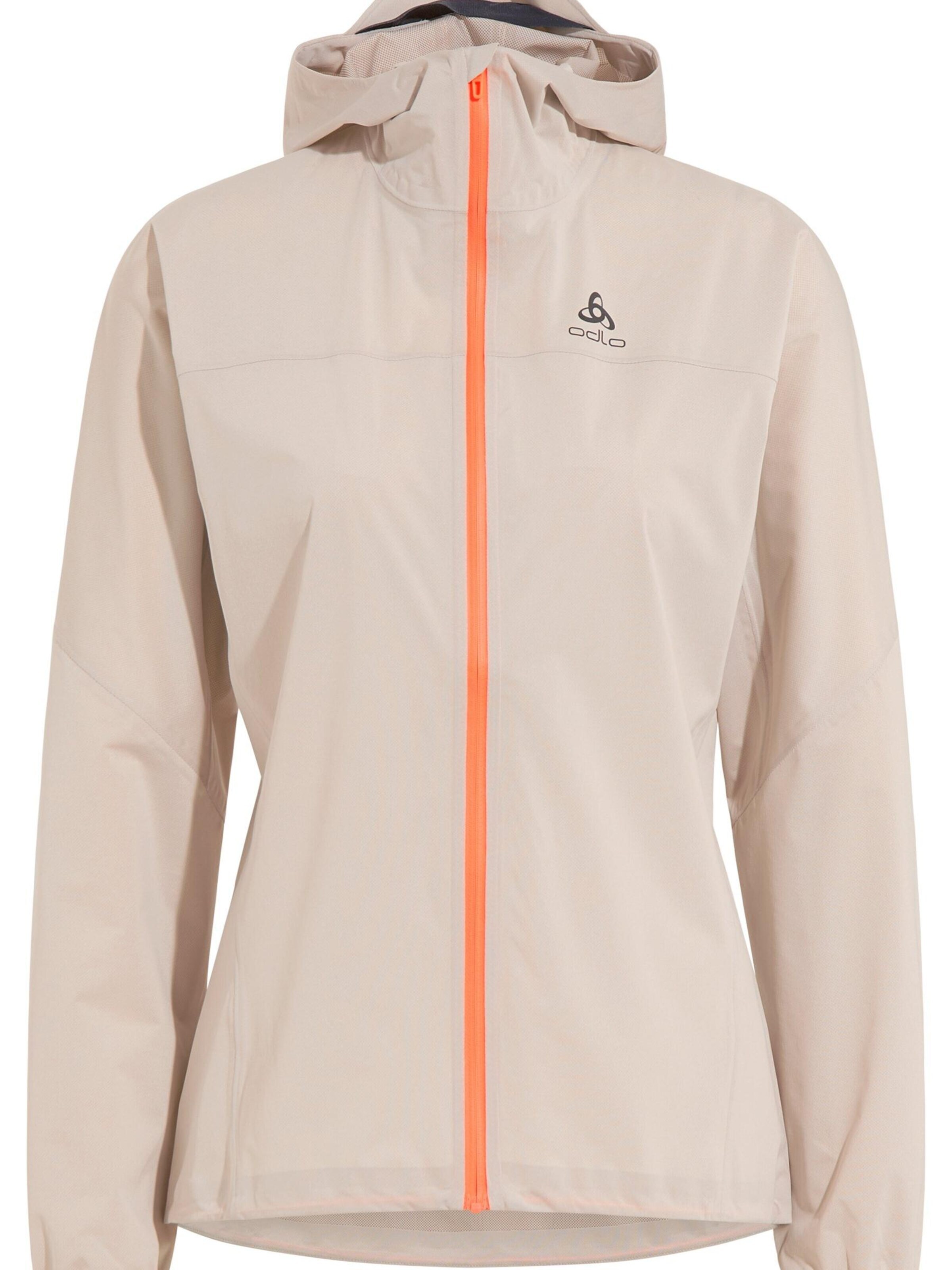 Veste de sport 'X-ALP WATERPROOF' ODLO en argent : devant