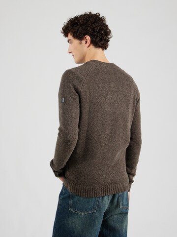 Pull-over 'Caspian' Bruun & Stengade en marron