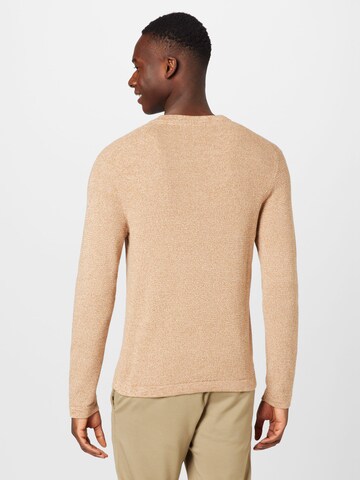 Pull-over 'Rocks' SELECTED en beige