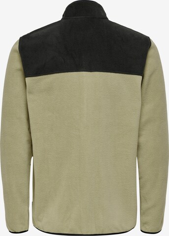 Only & Sons Sweatjakke 'NIKOLAI' i beige