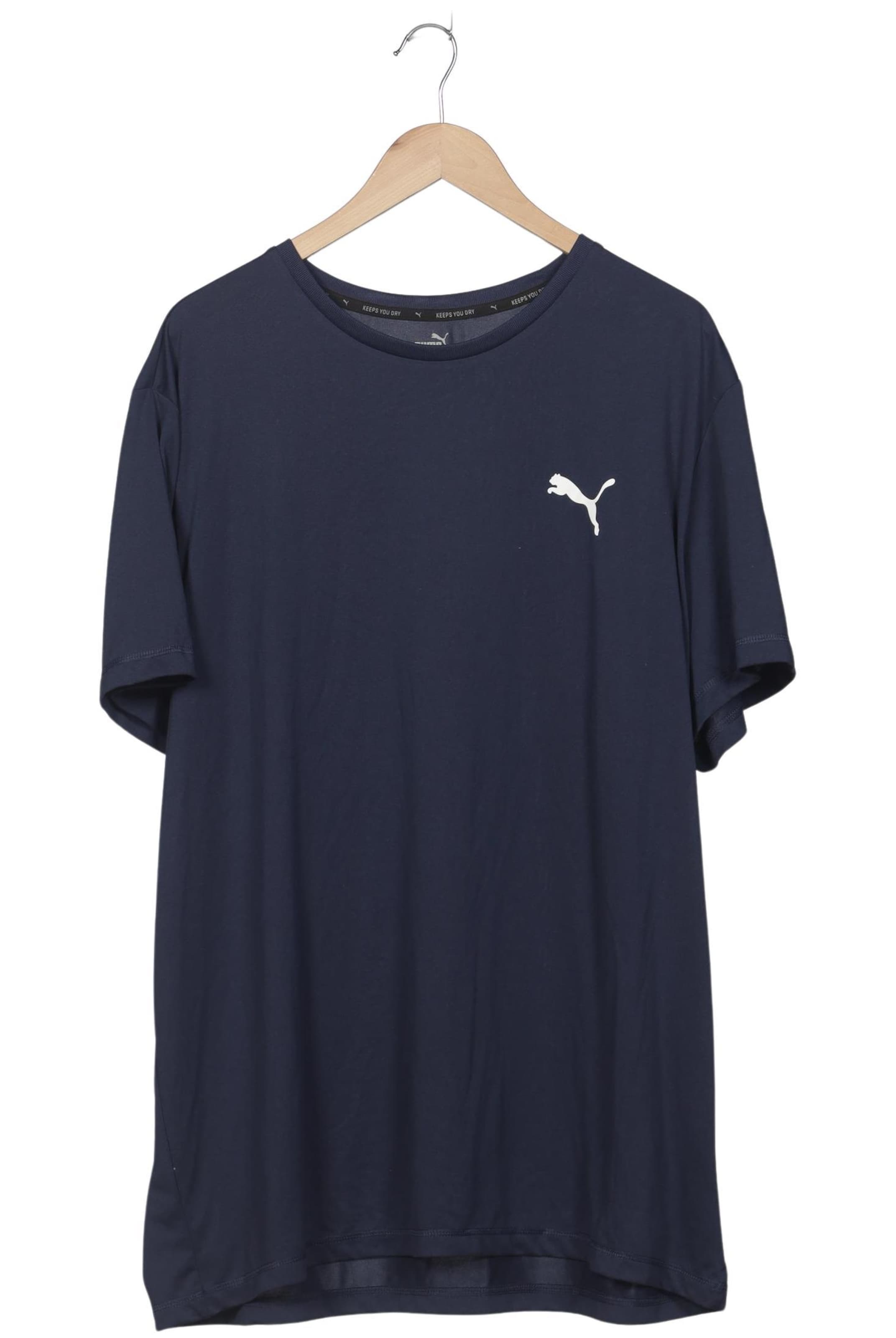 PUMA Shirt in 4XL in Blue: front