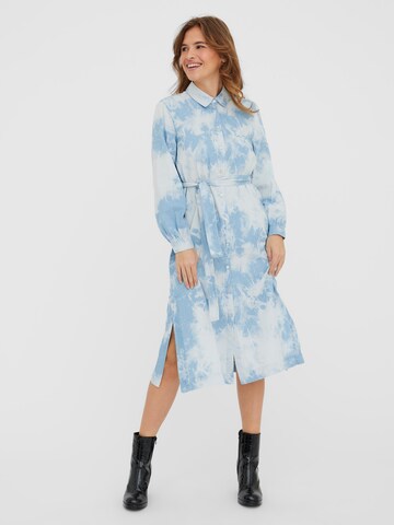 VERO MODA Blousejurk in Blauw