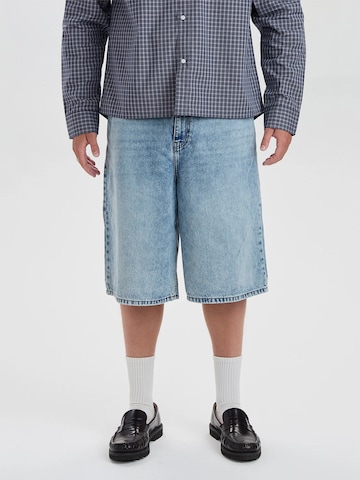 Wide Leg Jean 'DXHarri Blue Wide Fit Denim Shorts' Dxnmxrk en bleu