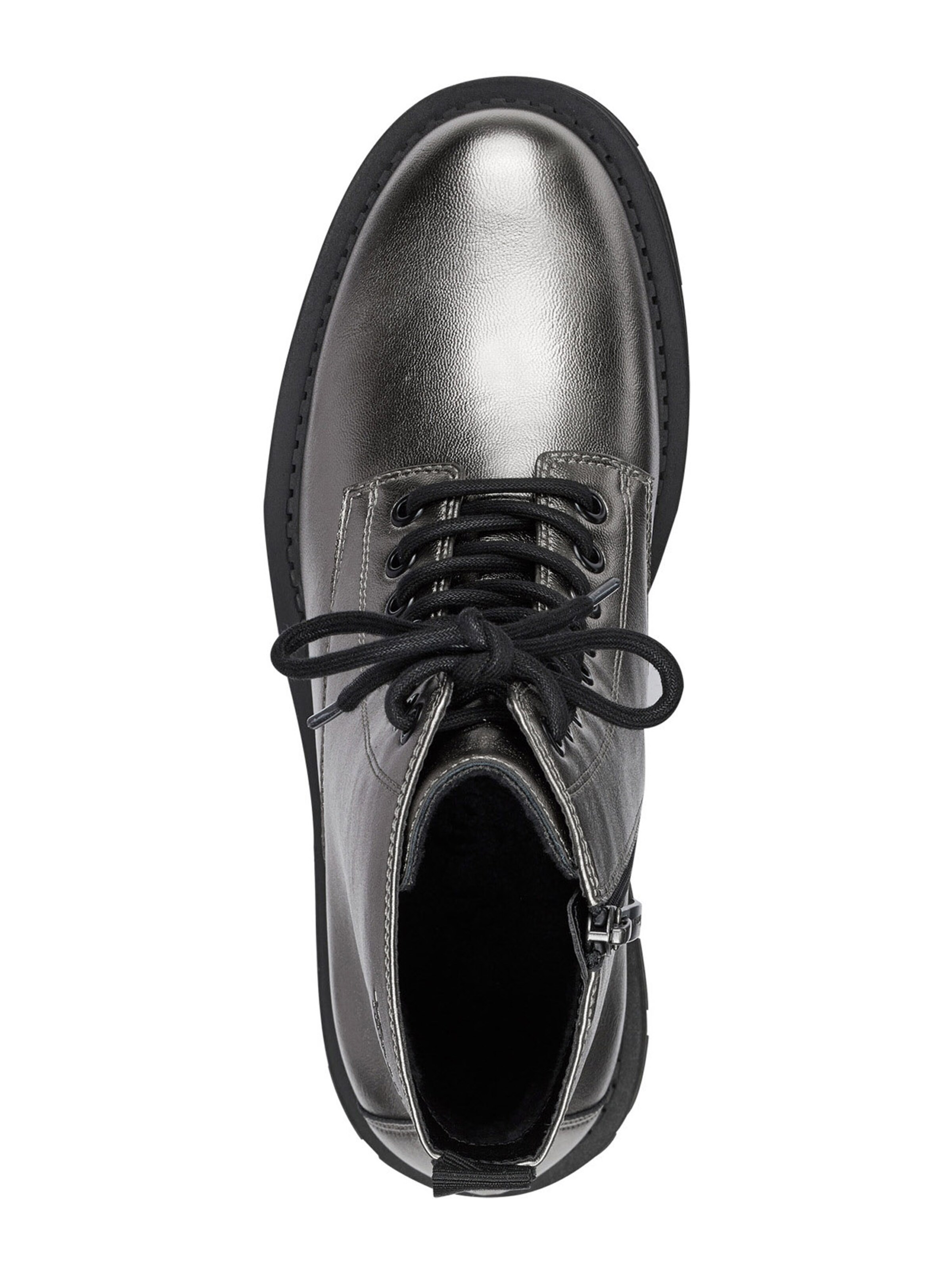 Tamaris Lace-up bootie in Grey