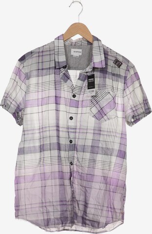 Energie Button Up Shirt in XXL in Purple: front