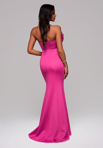 Ombre Evening dress in Pink