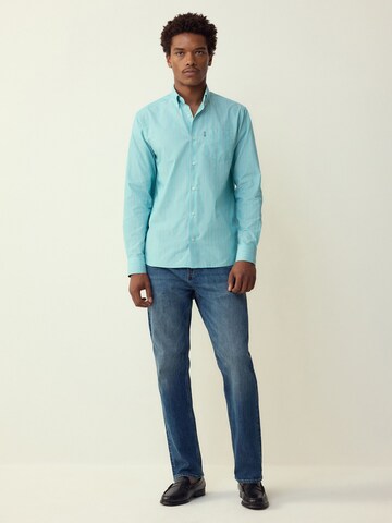 Next Regular Fit Hemd in Grün