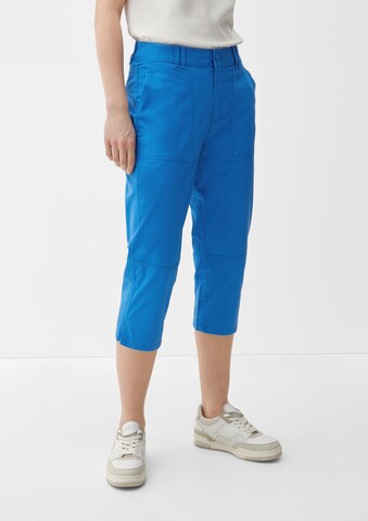 s.Oliver Slim fit Trousers in Blue: front