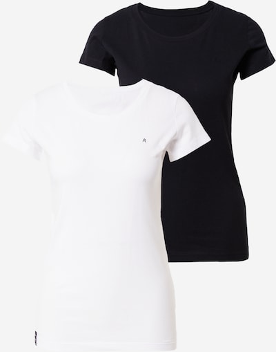 REPLAY T-shirt en noir / blanc, Vue avec produit