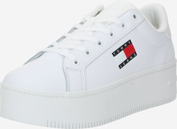 Tommy Jeans Sneakers laag 'Essential' in Wit: voorkant