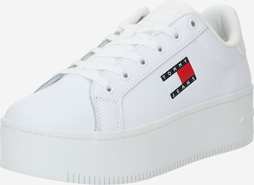 Tommy Jeans Platform trainers 'Essential' in White: front