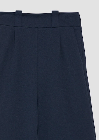 Wide Leg Pantalon s.Oliver en bleu