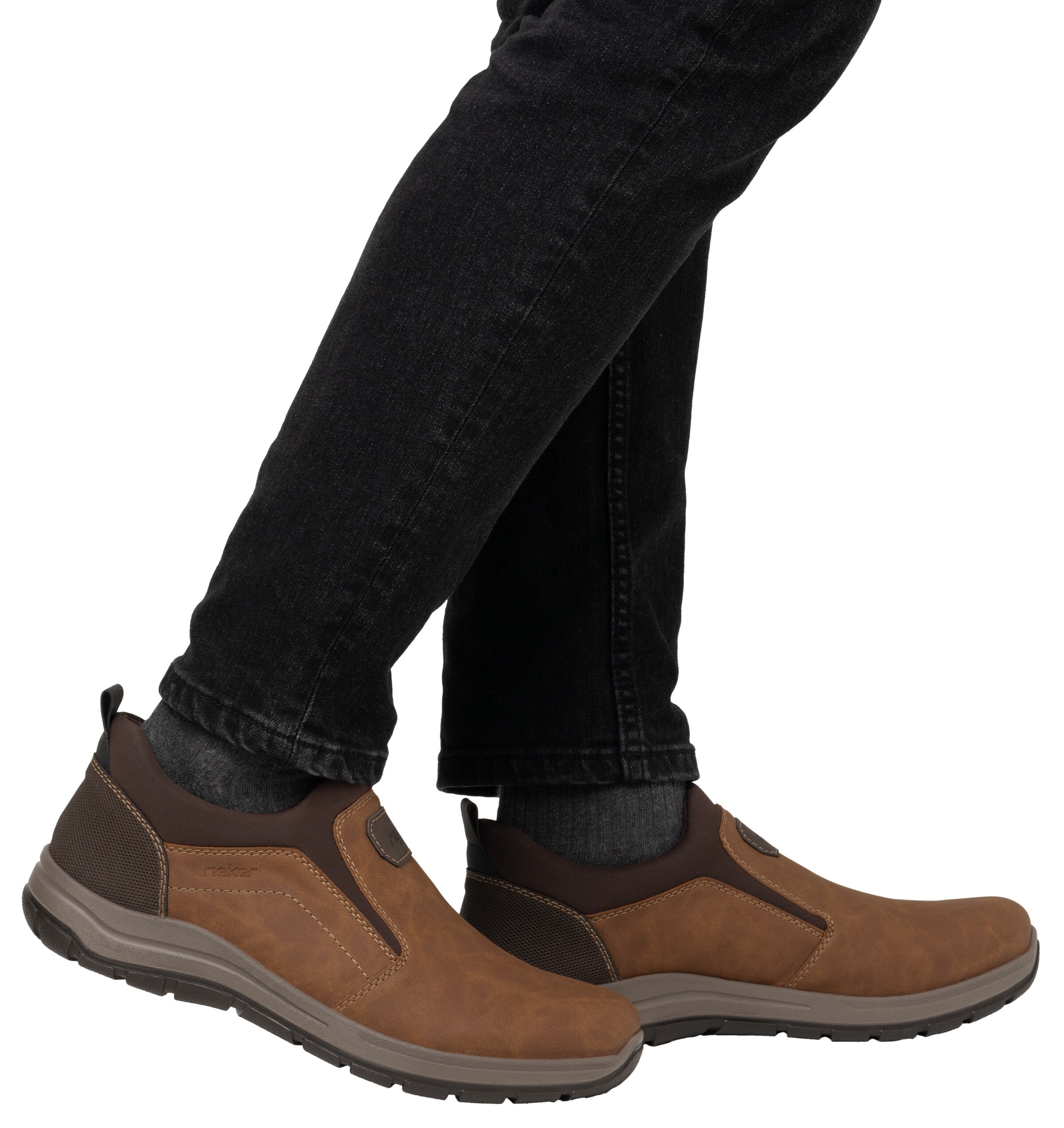 Slip on Rieker en marron