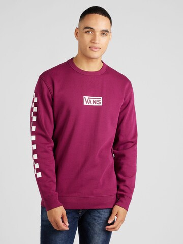 Sweat-shirt 'Versa' VANS en rouge : devant