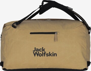 Borsa da viaggio 'Traveltopia' di JACK WOLFSKIN in beige: frontale