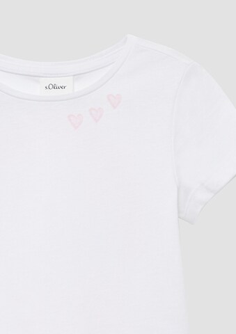 s.Oliver T-Shirt in Weiß