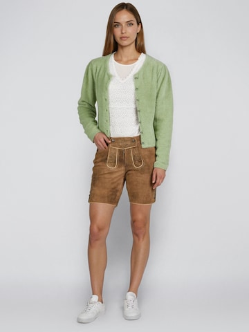 SPIETH & WENSKY Gebreid vest 'Hulla' in Groen