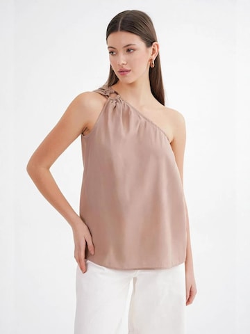 Camicia da donna di MixRay in beige