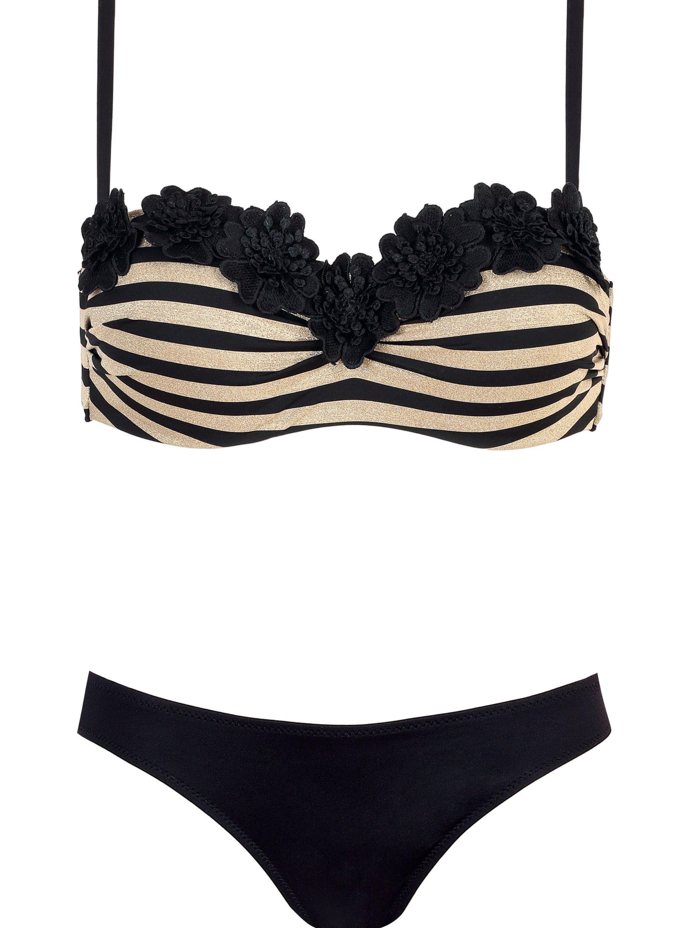 Lady Etna Push-up Badpak 'N3-23/O' in Zwart: voorkant