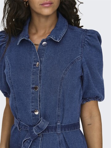 ONLY Shirt dress 'ONLVibbe' in Blue