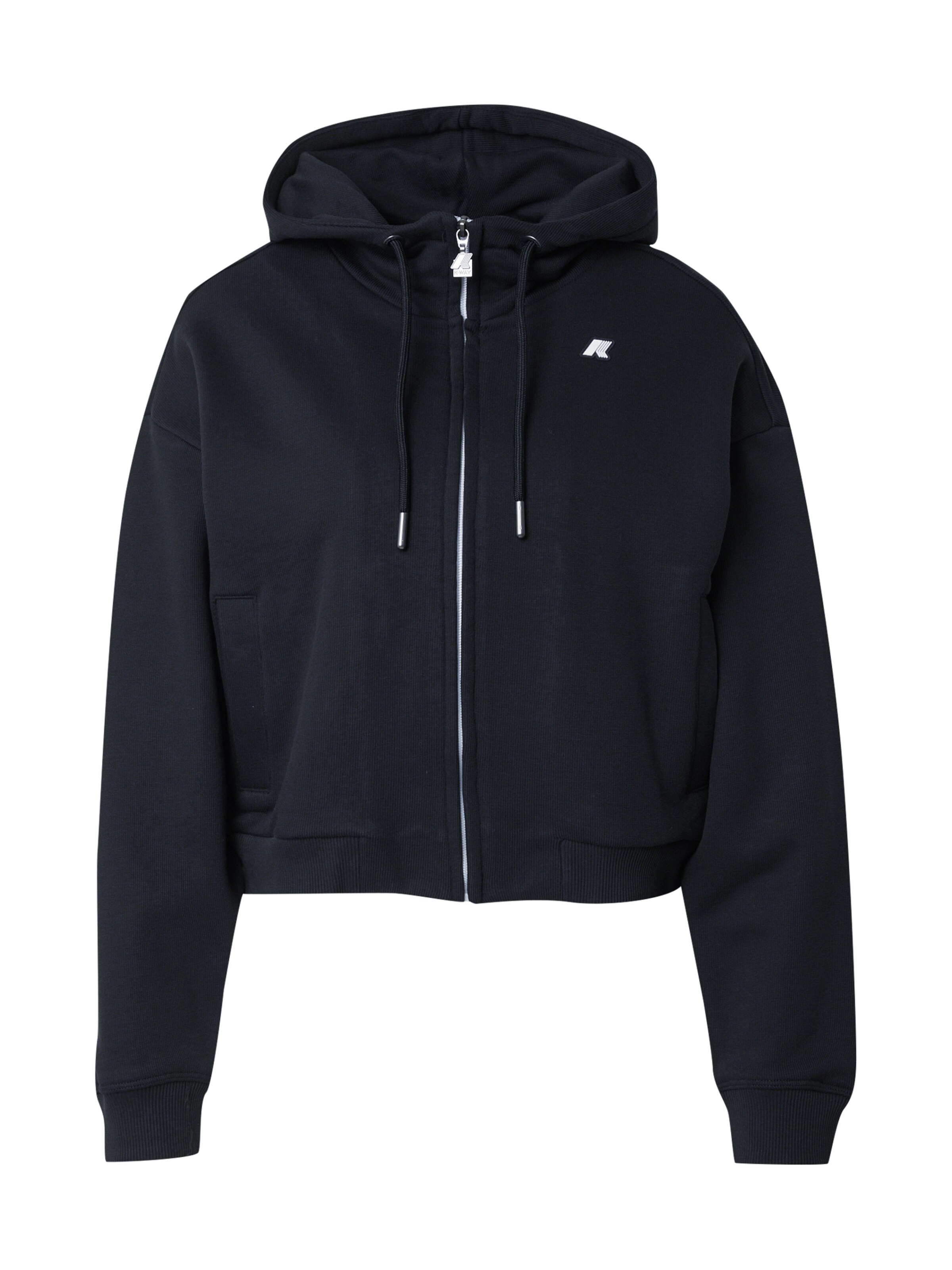 K-Way Ζακέτα φούτερ 'ARWEN' σε μαύρο: μπροστά