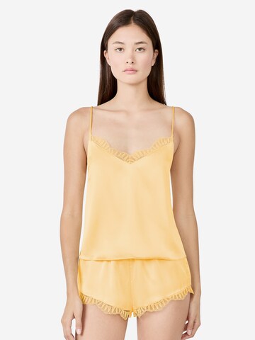 ETAM Slaapshirt 'Softy' in Goud: voorkant