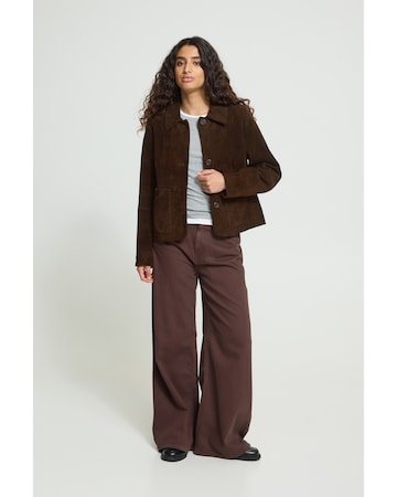 ICHI Übergangsjacke in Braun