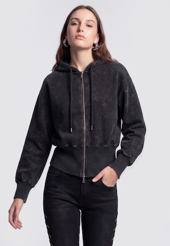 Sweat-shirt myMo ROCKS en noir : devant
