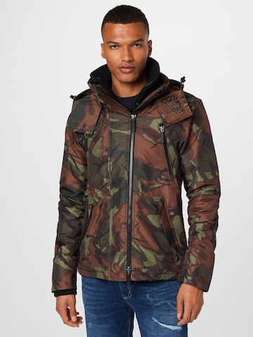Superdry Winter Jacket 'Mountain' in Green: front