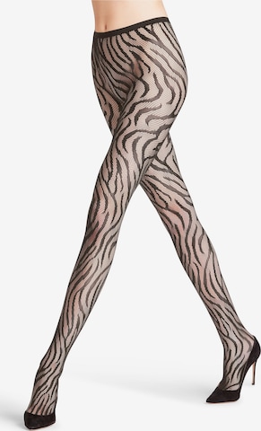 FALKE Tights 'Zebra' in Brown: front
