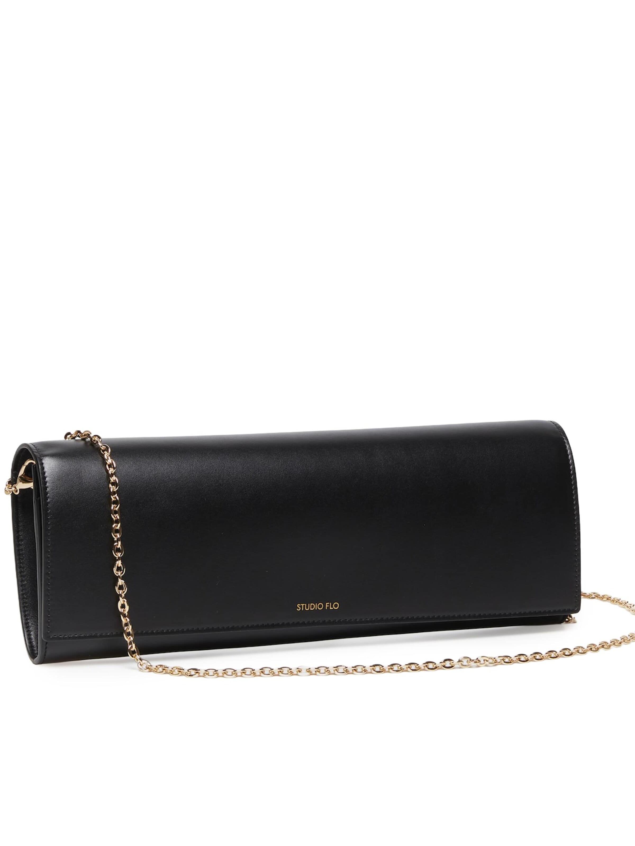 STUDIO FLO Clutch 'LUXECLASP CLUTCH - Made in Italy' in Black