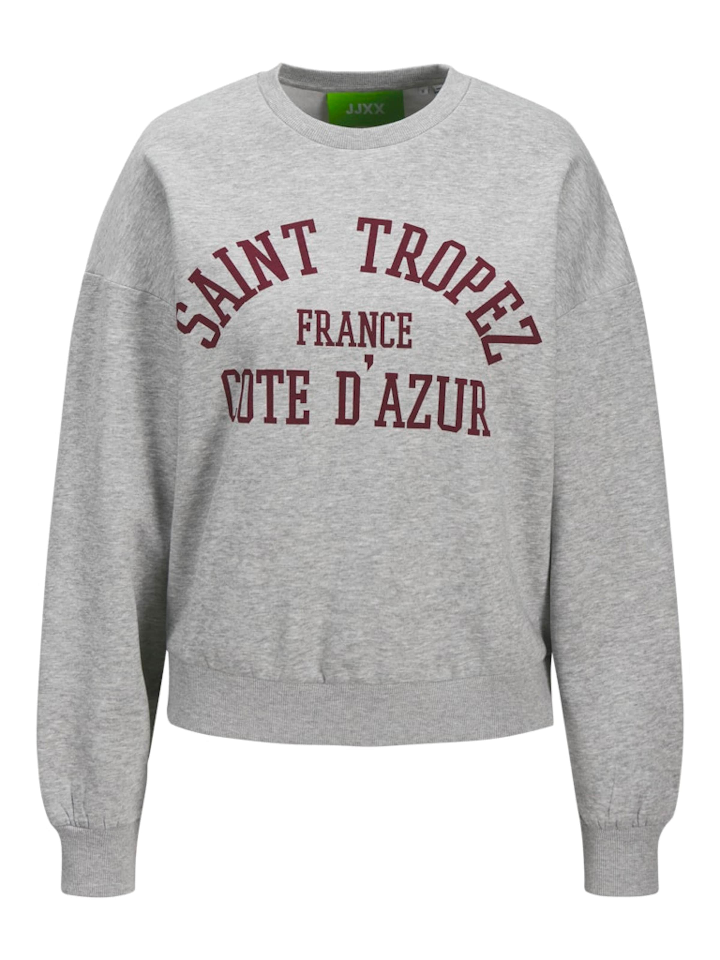 JJXX Sweatshirt 'JXMERLE' in Grey: front