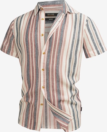 INDICODE JEANS Overhemd 'Kiss' in Rood: voorkant