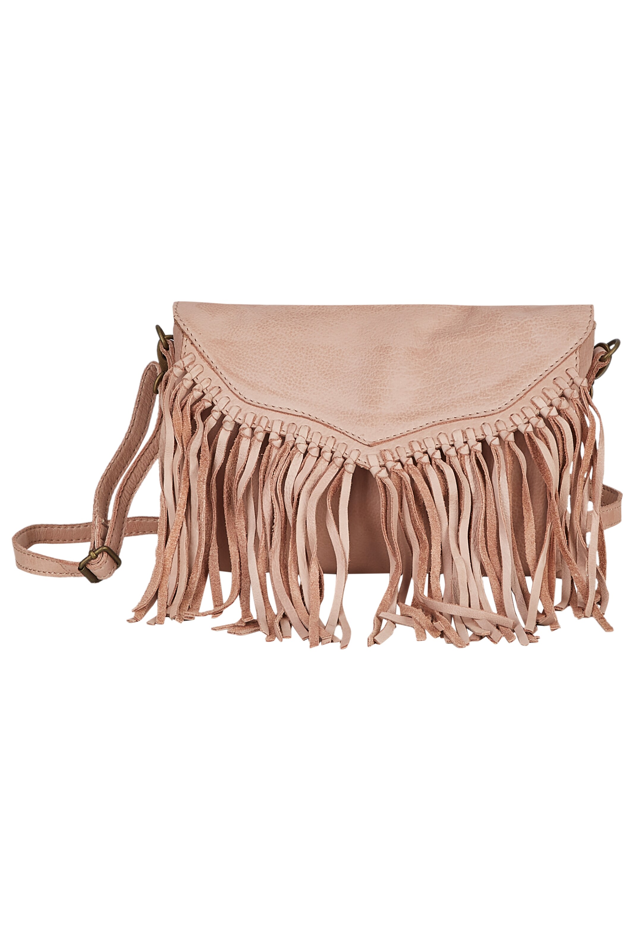 Sac à bandoulière 'Nicole' Curuba en beige : devant