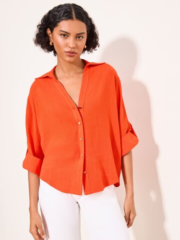 Lipsy - Blusa en naranja: frente