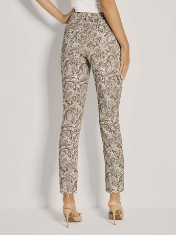 Effilé Pantalon MADELEINE en marron