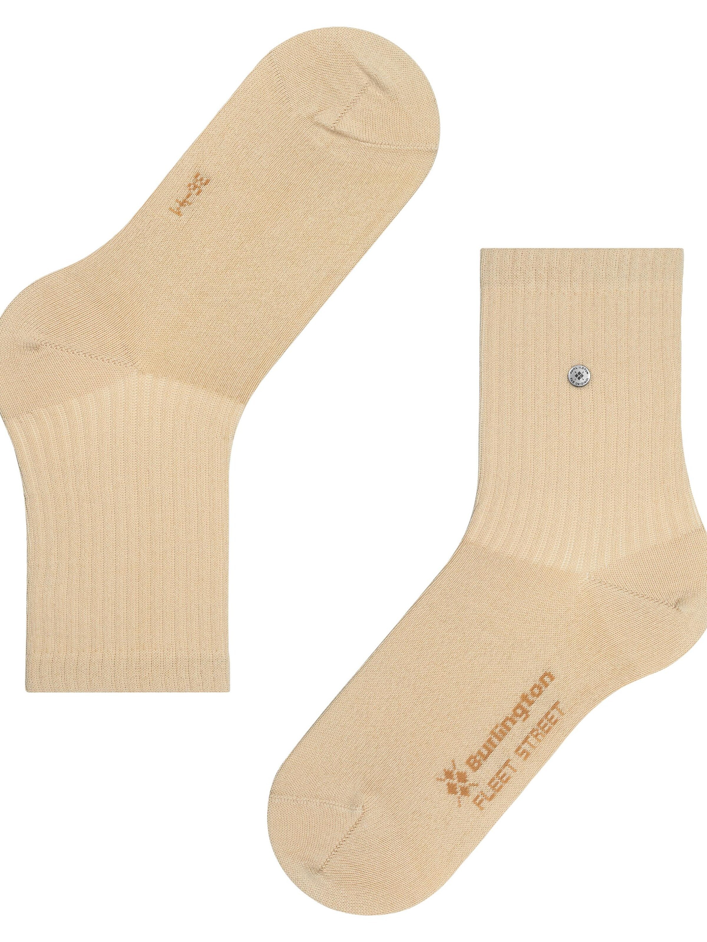 BURLINGTON Socks 'Fleet Street' in Beige: front