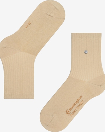 BURLINGTON Socks 'Fleet Street' in Beige: front