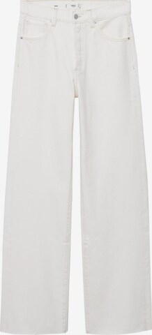 MANGO Wide leg Jeans 'Nora' i vit: framsida