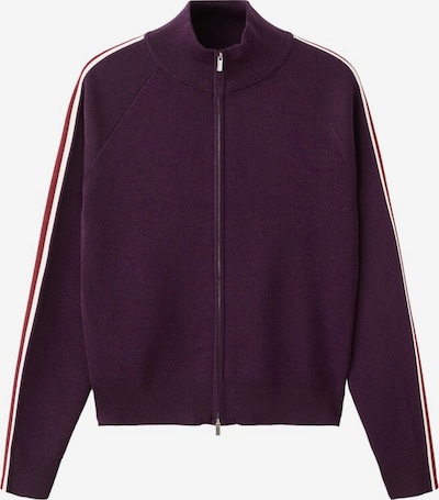 MANGO Strickjacke 'Barneda' in XL in aubergine, Produktansicht