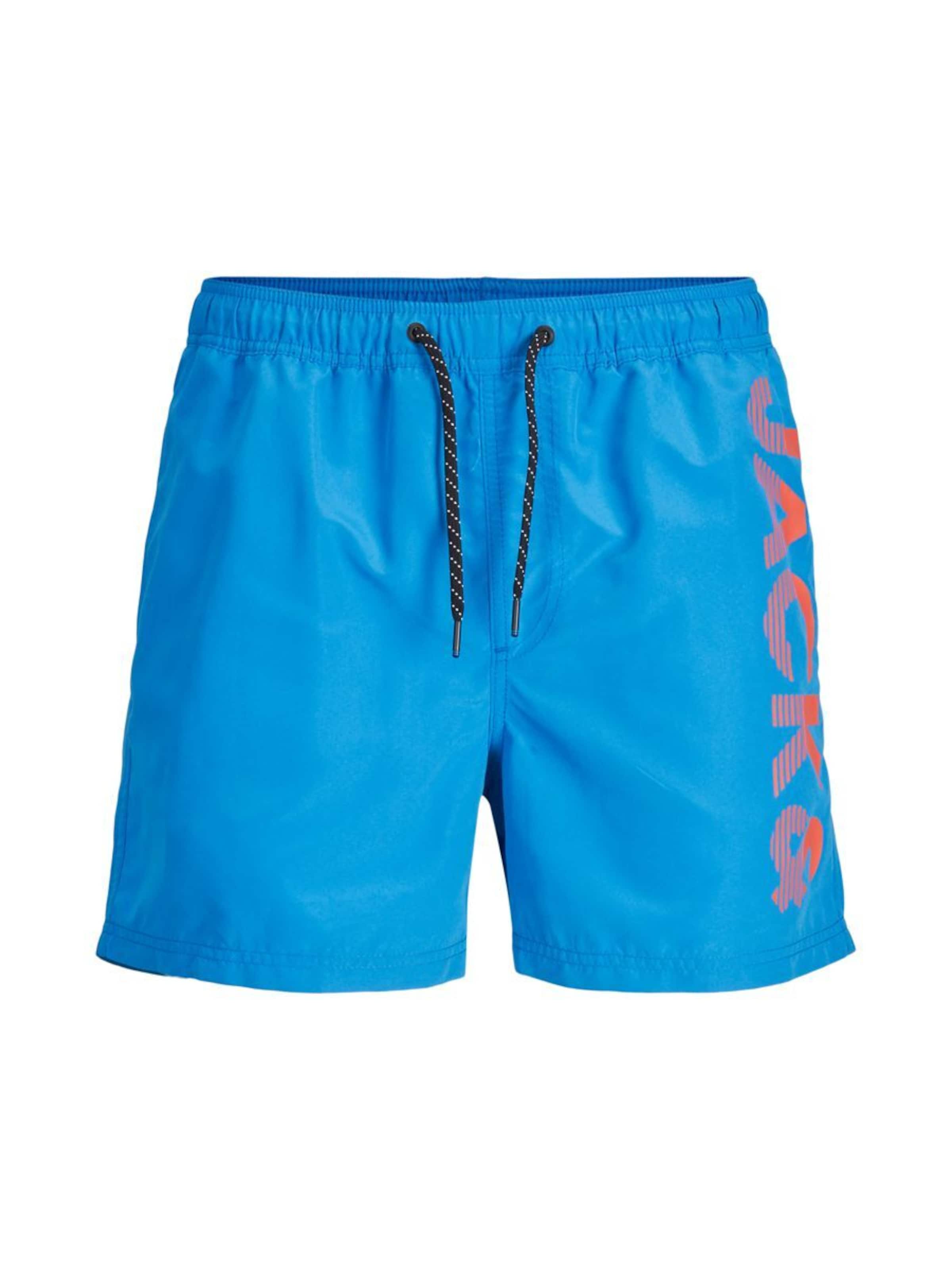zils JACK & JONES Peldšorti 'Crete': no priekšpuses